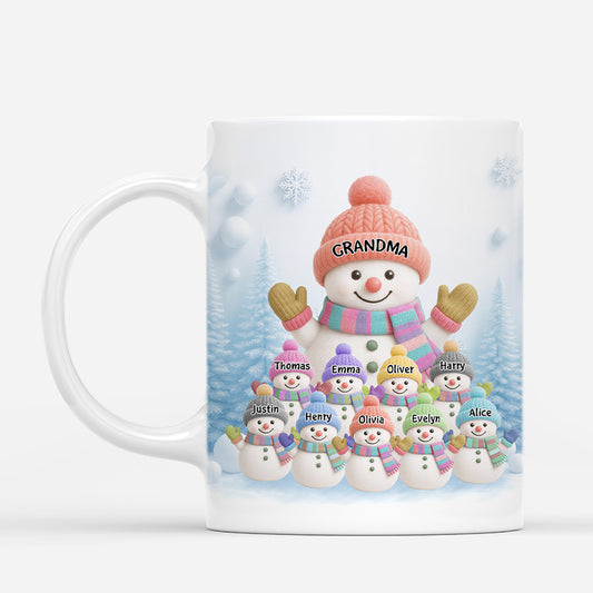 6206MUS1 snowman mugs with names personalized gifts for grandma grandpa 6206M3LAA_1