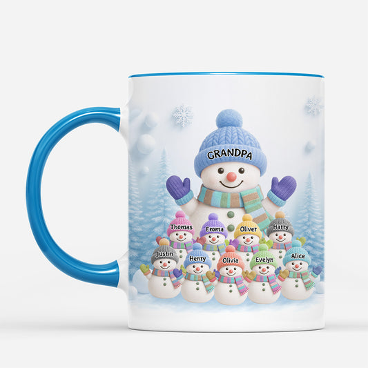 6206MUS1 snowman mugs with names personalized gifts for grandma grandpa 6206M3LAA_2