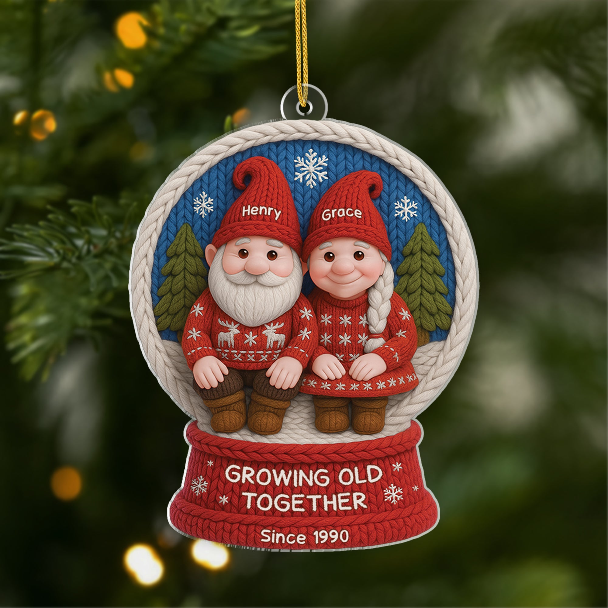 6216OUS1 3d printing effect custom acrylic ornaments christmas gifts for couples 6216O6VNG