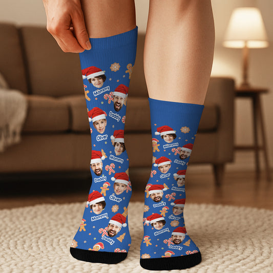 6221JUS2 custom face socks funny christmas gifts for him her 6221J6XTA