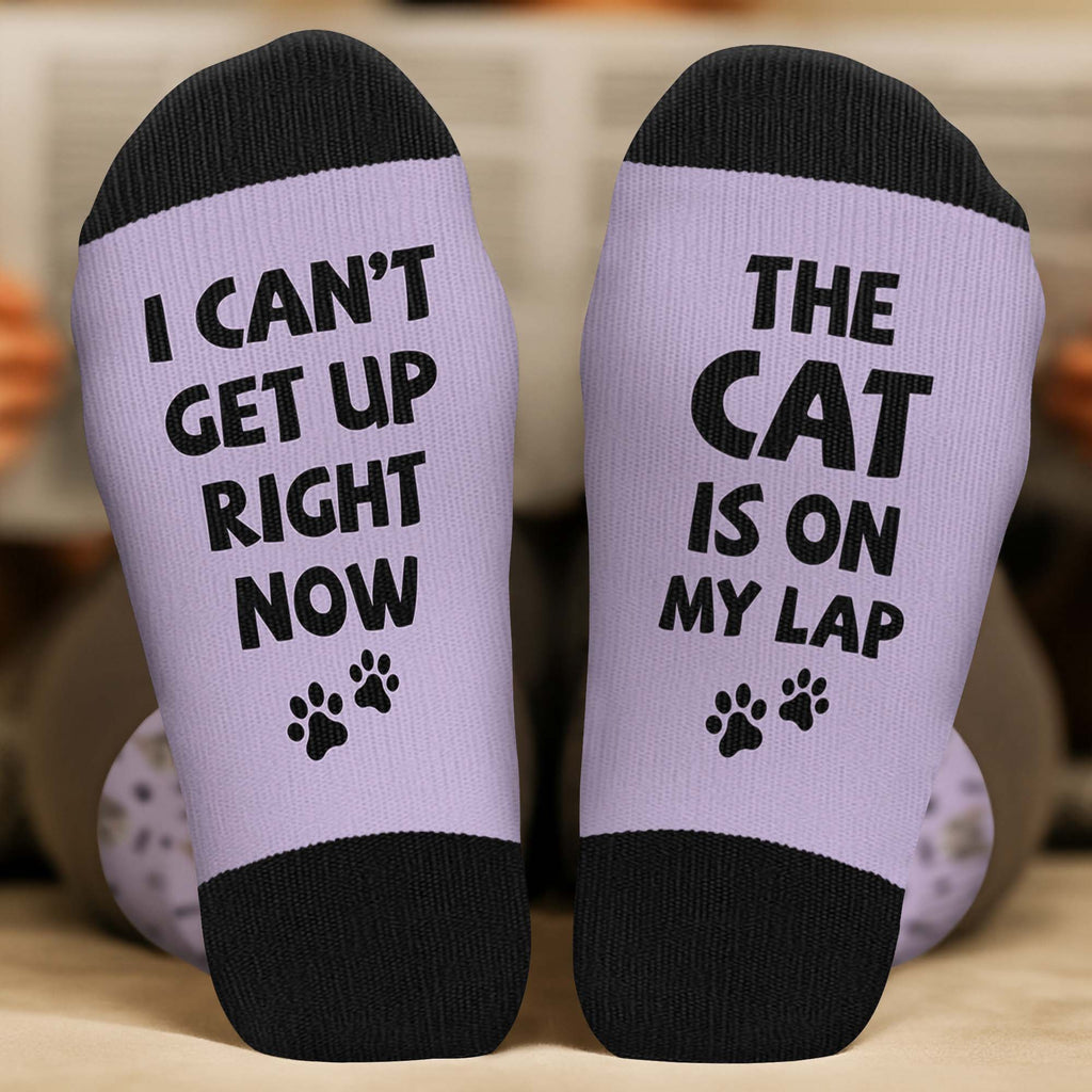 6223JUS2 personalized socks i cant get up right now the dog is on my lap 6223J6XMC