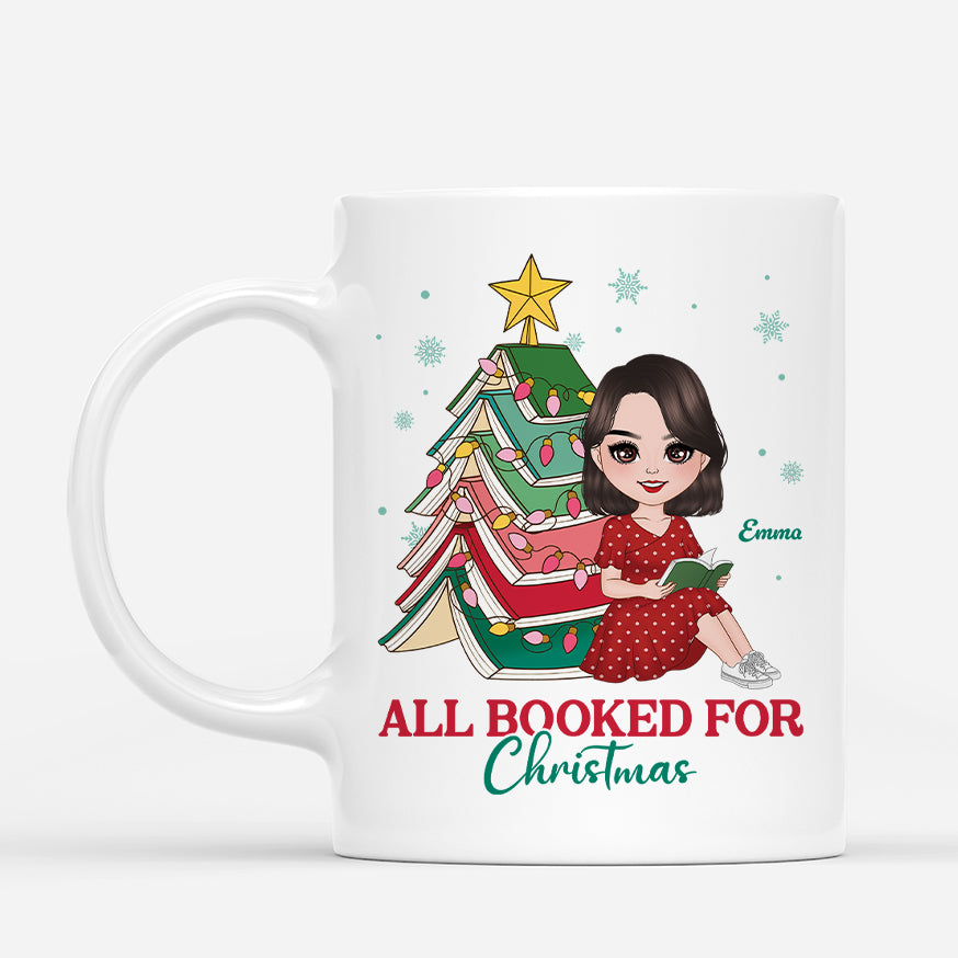 6233MUS1 all booked for christmas mug personalized gifts for book lovers 6233MKL5A