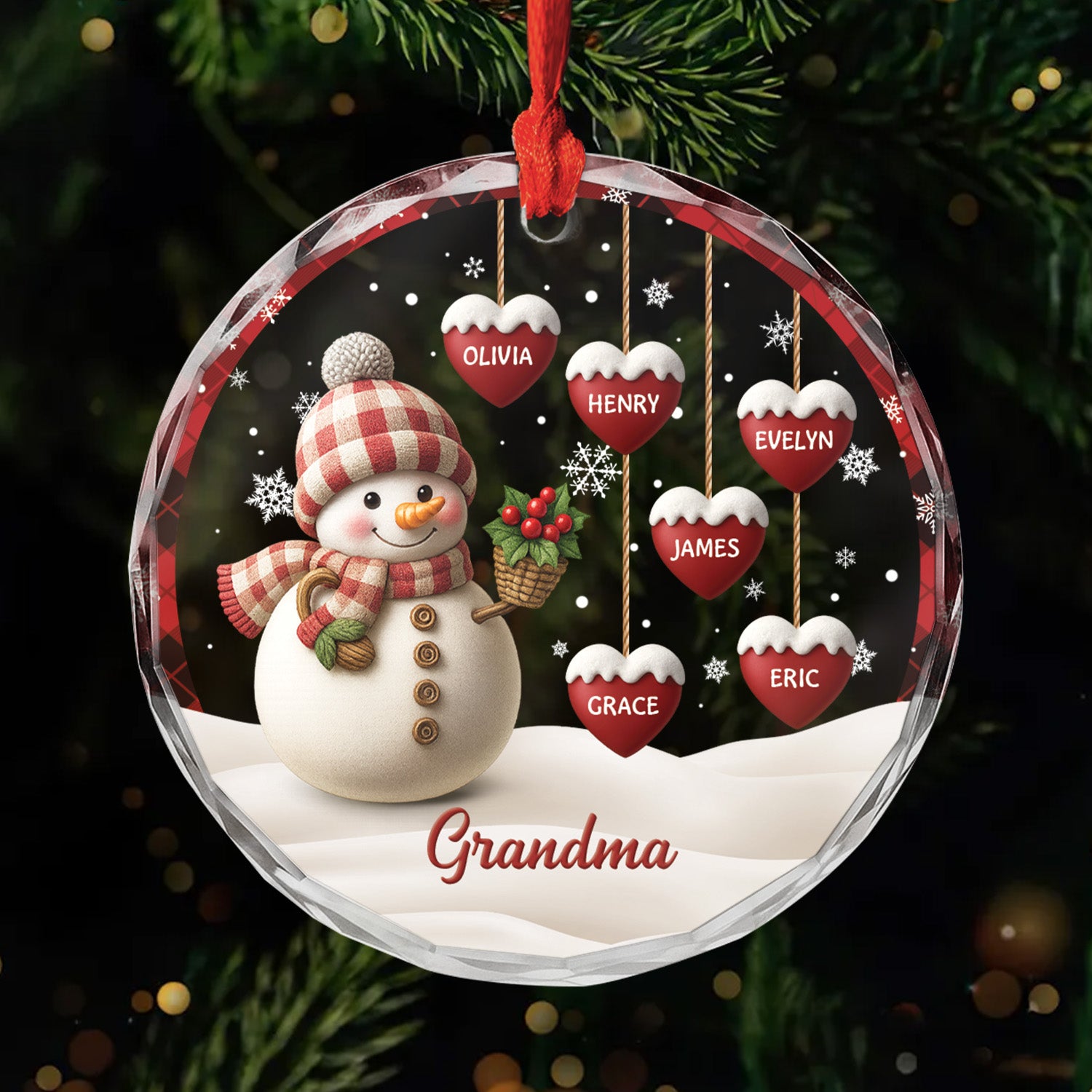 6235OUS1 3d printing effect glass snowman christmas ornaments_ custom gifts for grandparents 6235O8QNA