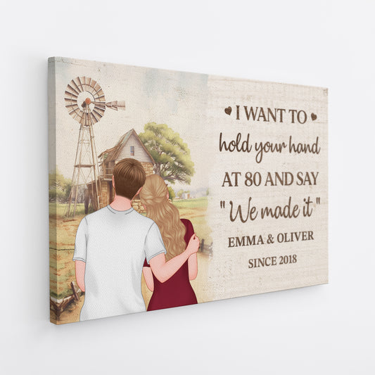 6265CUS2 personalized couple canvas romantic gifts for old couples 6265C8MZG