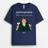 6273AUS2 personalized abibliophobia shirt funny gifts for book lovers 6273A8VZA