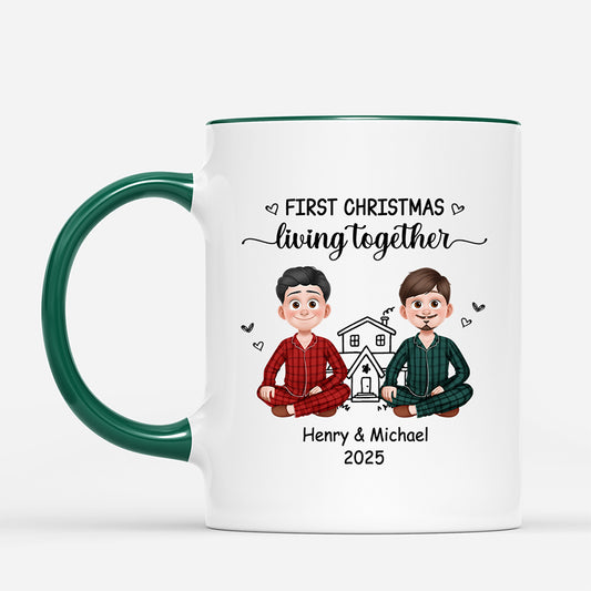 6278MUS2 first christmas living together mug personalized gifts for couples 6278M3VCG