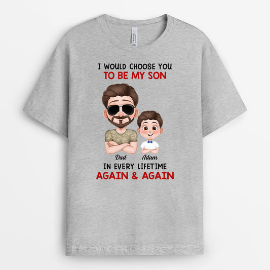 6289AUS2 i would choose you shirt personalized gifts for daughter son 6289A