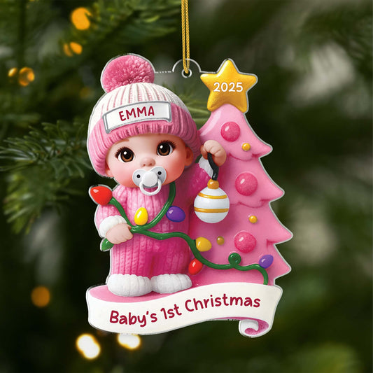 6303OUS1 custom acrylic ornaments for newborns babys 1st christmas gifts 6303O8T5K
