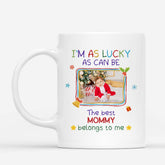 6325MUS2 happy 1st christmas mug with photo personalized newborn gifts 6325M6QMA