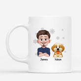 6326MUS2 furry christmas mug personalized xmas gifts for dog lovers 6326M6UNC