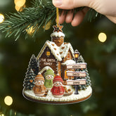 6335OUS2 acrylic snowman family ornament personalized christmas gift 6335OTV5I