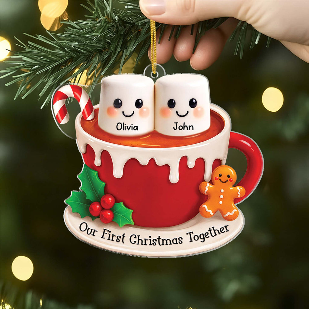 6339OUS2 3d printing effect acrylic together since ornament custom couple xmas gifts 6339OTQ5G