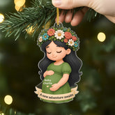 6380OUS2 3d printing effect custom acrylic xmas ornaments mom to be gifts 6380O8PAA