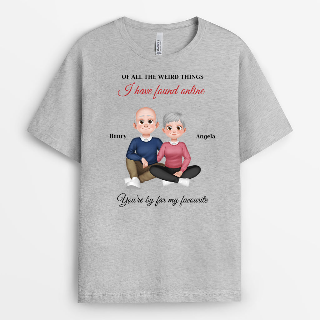 6381AUS1 youre my favorite shirts personalized gifts for couples 6381AKLNG_2