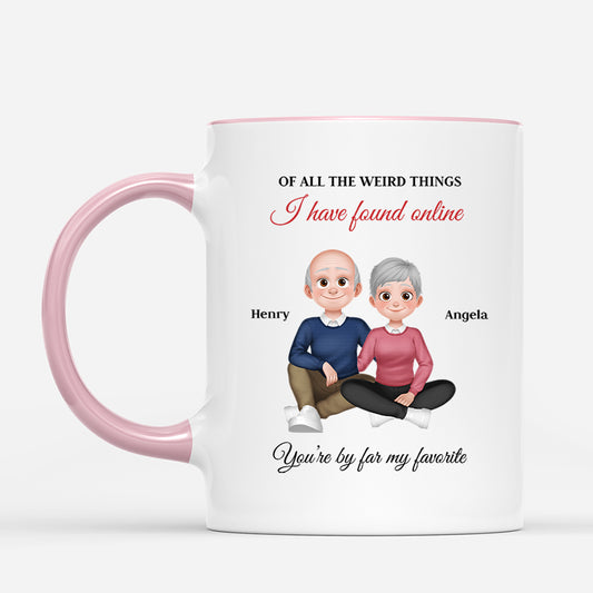 6381MUS2 personalized couple mugs gifts for couples you are by far my favorite 6381MKL5G