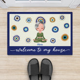 6383DUS1 welcome personalized doormat gifts for yoga lovers women 6383DKLZA_2