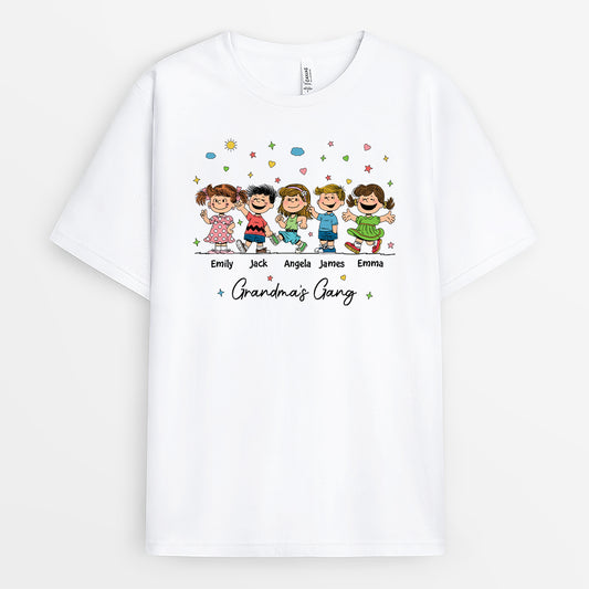 6395AUS1 personalized shirts with cartoon grandkids gifts for grandparents 6395ATYCA