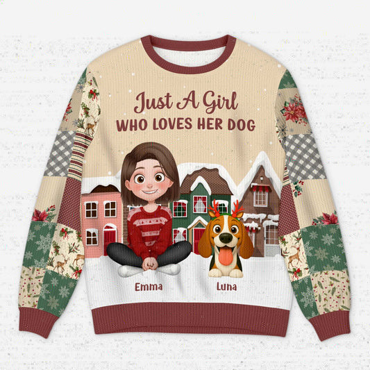 6405WUS1 personalized ugly christmas sweater xmas gifts of dog lovers 6405WTVZC