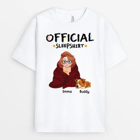 6408AUS1 personalized dog t shirts for humans official sleep shirt dog 6408AKL5C