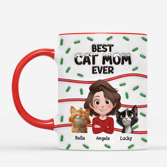 6411MUS2 3d printing effect best cat dad ever mug personalized cat mug 6411M6MAC