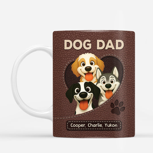 6414MUS1 personalized dog mug gifts for dog dads 6414M6MTC