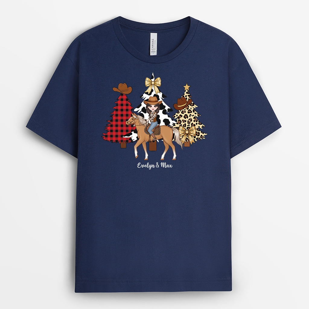 6431AUS2 horse riding shirt personalized horse gifts for women 6431A3MAU