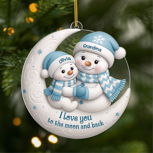 6434OUS1 3d printing effect acrylic snowman ornaments custom xmas gifts for mom grandma 6434O8LNA_1