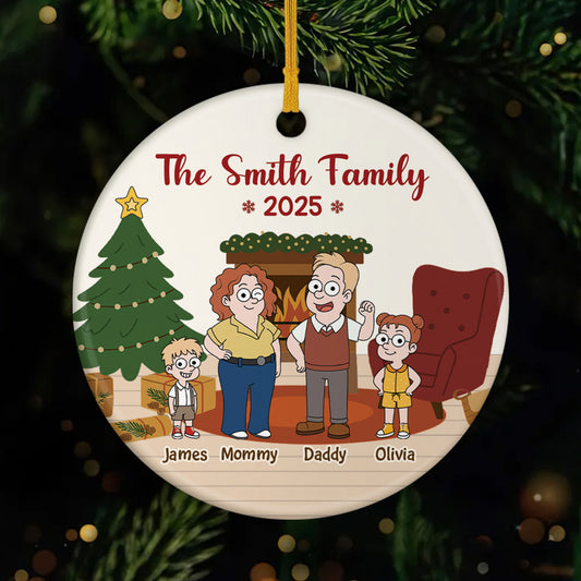 6460OUS1 personalized ceramic christmas ornaments xmas gifts for family 6460O3KTI