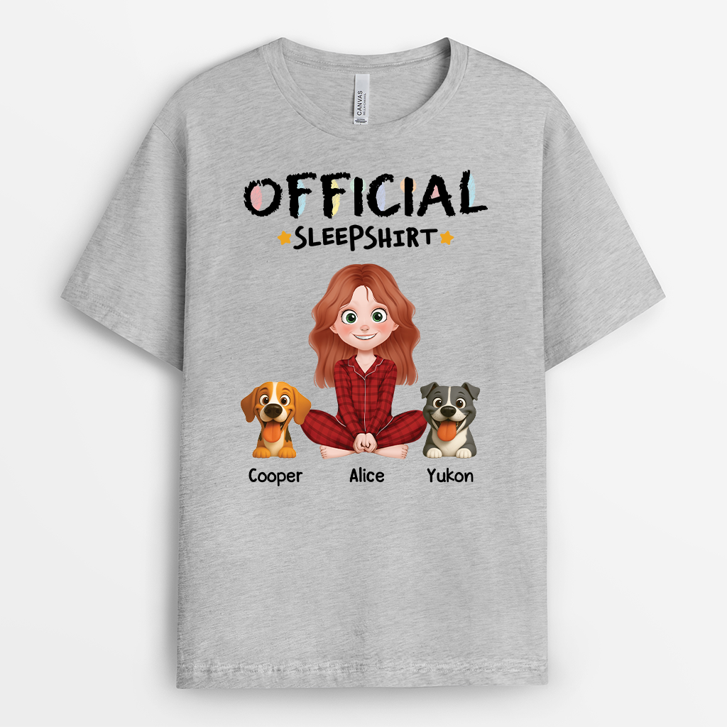 6474AUS2 official sleep shirt dog customized dog shirts for humans 6474A3T0C