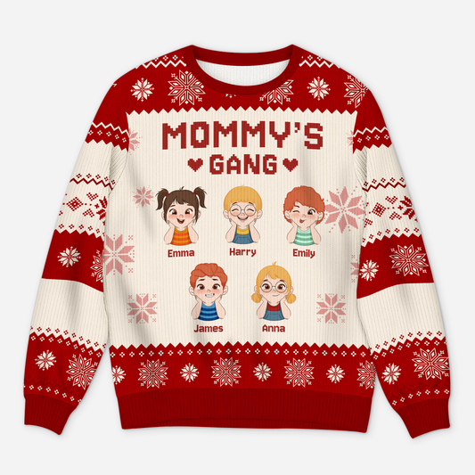 6498WUS1 custom ugly christmas sweater gifts for mom dad 6498WKP5A