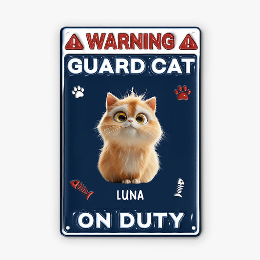 6509EUS1 3d printing effect metal guard cat warning signs custom gifts for cat lovers 6509EKLTD_1