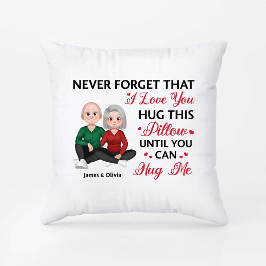6511PUS2 hug this pillow until you can hug me pillow_ custom couple gifts 6511P