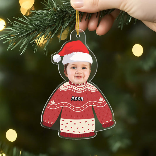 6544OUS2 acrylic christmas ornament with photo personalized gifts for kids 6544O6VTA