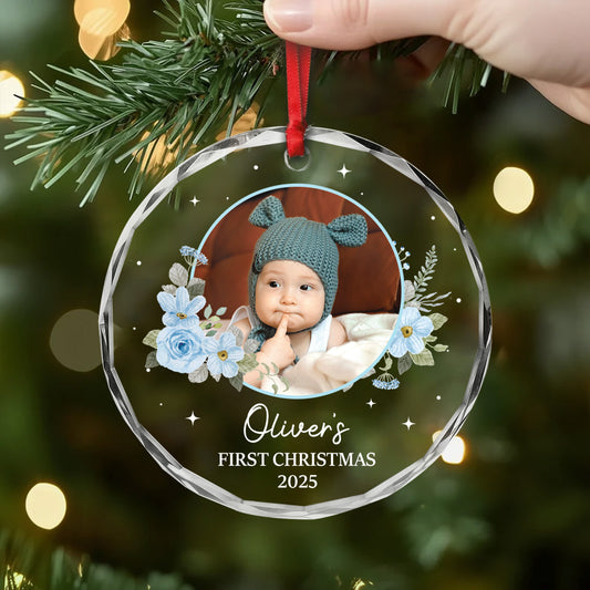 6572OUS1 glass babys first christmas ornament with photo personalized newborn gifts 6572O8LTK_2