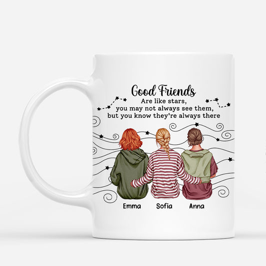 6592MUS1 good friends are like stars gifts personalized best friend mug_s 6592M86CF