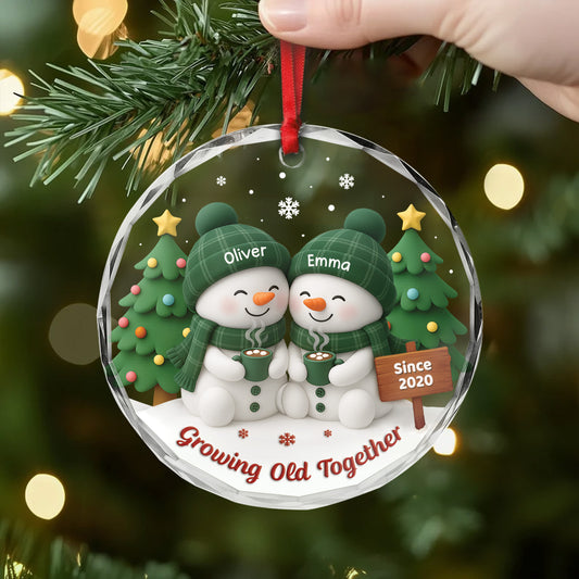 6623OUS2 glass snowman ornament_ personalized christmas gift for couples 6623OKZTG_327deebe 47b3 497f 9217 f605ccaee7df