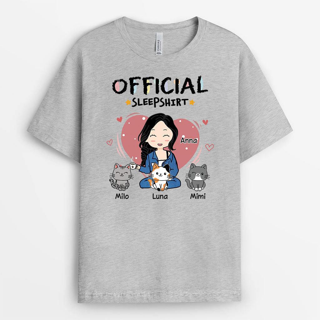 6649AUS2 official sleep shirt personalized cat shirts for women 6649AKV5D
