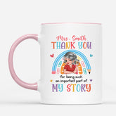 6656MUS2 personalized christmas mugs thank you gifts for female teachers 6656MKTMT