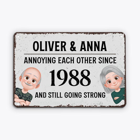 6668EUS2 metal annoying each other since sign_ custom couple gifts 6668E8ZCG