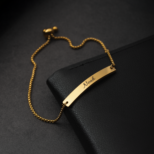 6676JUS1 engraved name plate bracelet_ personalized gifts for her him 6676J0L5B_2