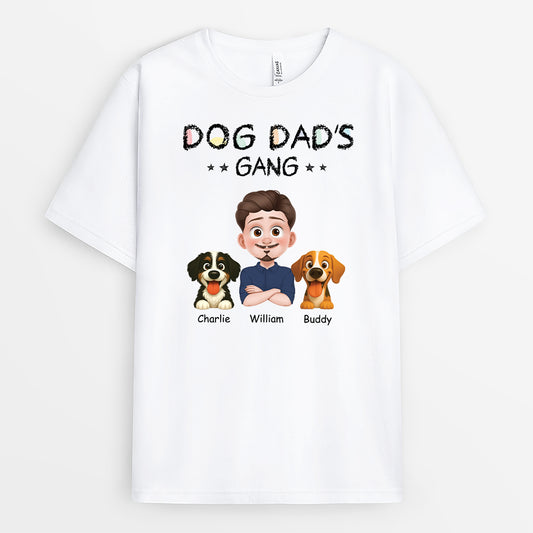 6762AUS1 dog dad t shirt personalized dog t shirts for humans 6762AKT5C