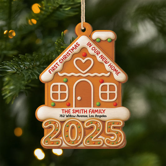 6775OUS1 1 layered wooden first christmas in our new home ornament_ custom family gifts 6775OTPNI