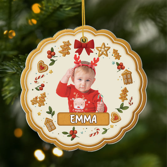 6778OUS1 3d printing effect custom acrylic photo ornaments christmas gifts for kids 6778O3VCK