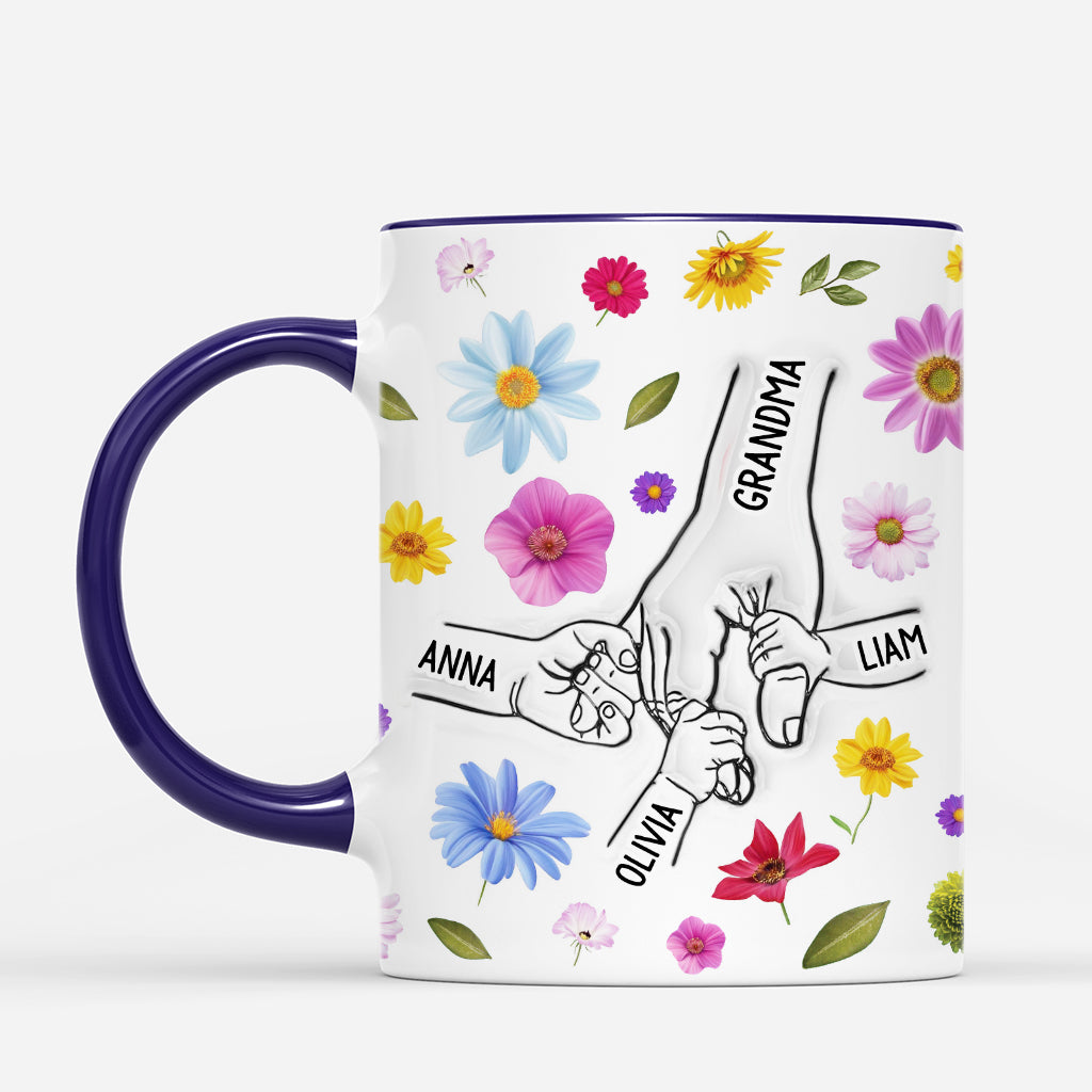 6779MUS1 3d printing effect floral coffee mugs_ with names custom gifts for mom grandma 6779M3LAA_1
