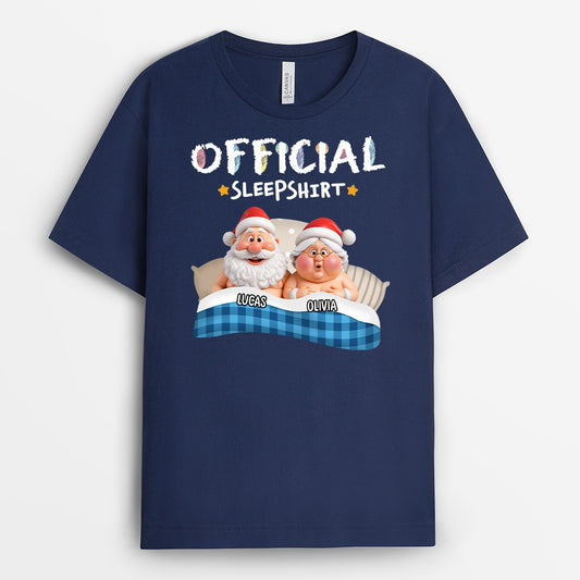 6915AUS2 official sleep shirt personalized christmas shirts for couples 6915A3L5G_67c9b065 320e 424e a200 48512a5431d0