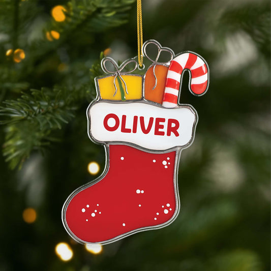 6921OUS1 3d printing effect acrylic ornaments with names custom christmas gifts for him her 6921OKP5B