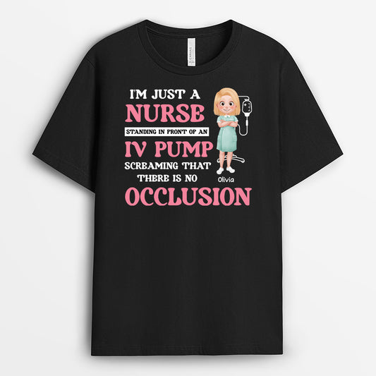 6931AUS1 im just a nurse shirt personalized gifts for nurses doctors 6931ATVNN