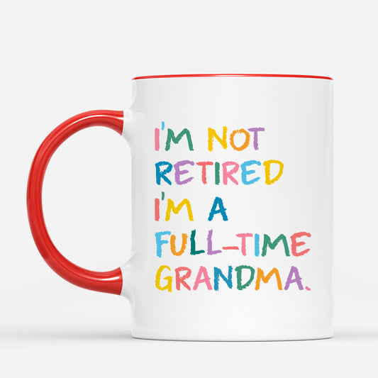 6938MUS2 im not retired im a professional grandma mug custom grandparent gifts 6938MTXNB