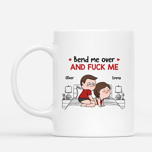 6963MUS1 bend me over mug funny personalized gifts for couples 6963MKQAG