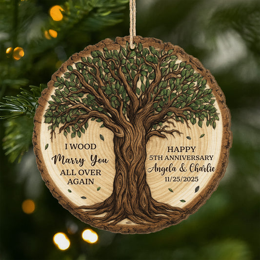 6984OUS1 personalized 1 layered wood ornaments anniversary gifts for couples 6984O6LMG_1